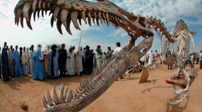 REMAINS OF LAST AFRICAN DINOSAUR DISCOVEREED IN MOROCCO